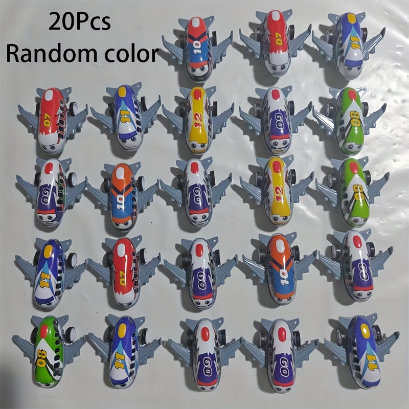 Plastic Airplane Set Inertia Drive - Perfect Party Favors