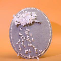 Vintage Style Lily of the Valley Tassel Hair Clip