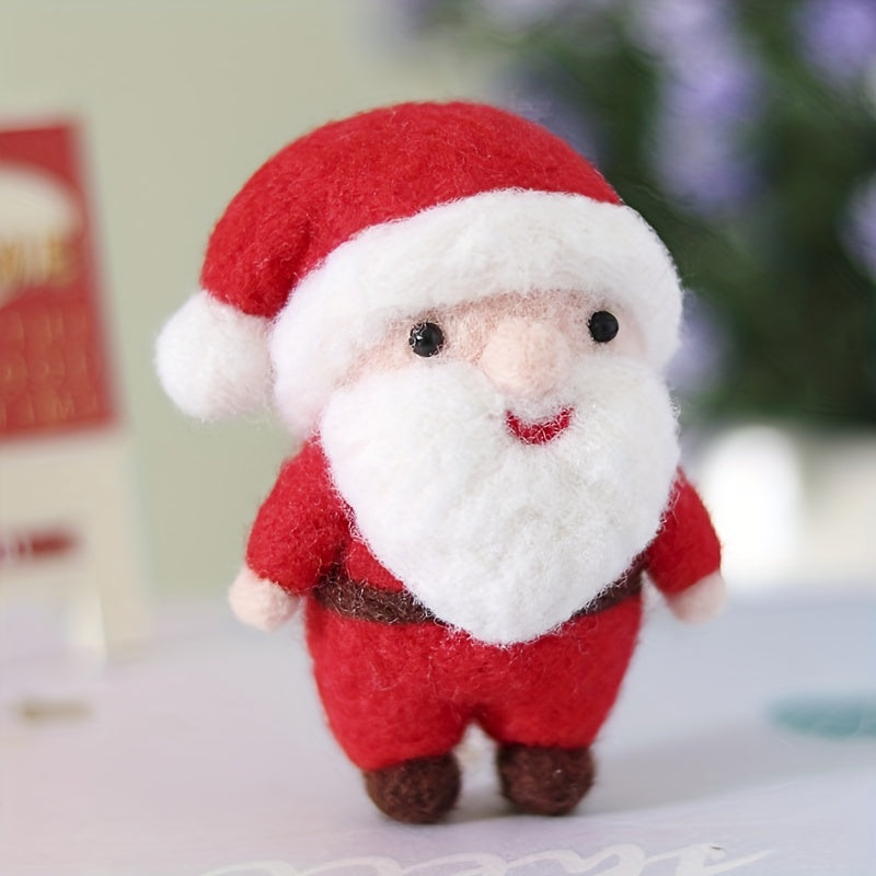 Santa Claus Needle Felting Starter Kit DIY Wool Supplies