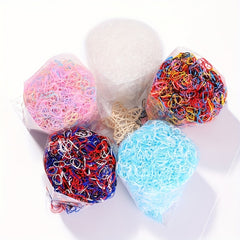 500pcs Hair Tie Ponytail Holders Hair Bands for Baby Girls