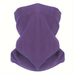 Winter Cycling Hat Mask Neck Guard Flannel Scarf