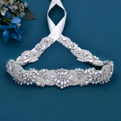 Rhinestone Wedding Headband Bridal Hair Accessory for Evening Gowns
