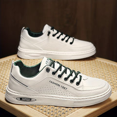 Men's Skate Shoes Grip Lace up Sneakers