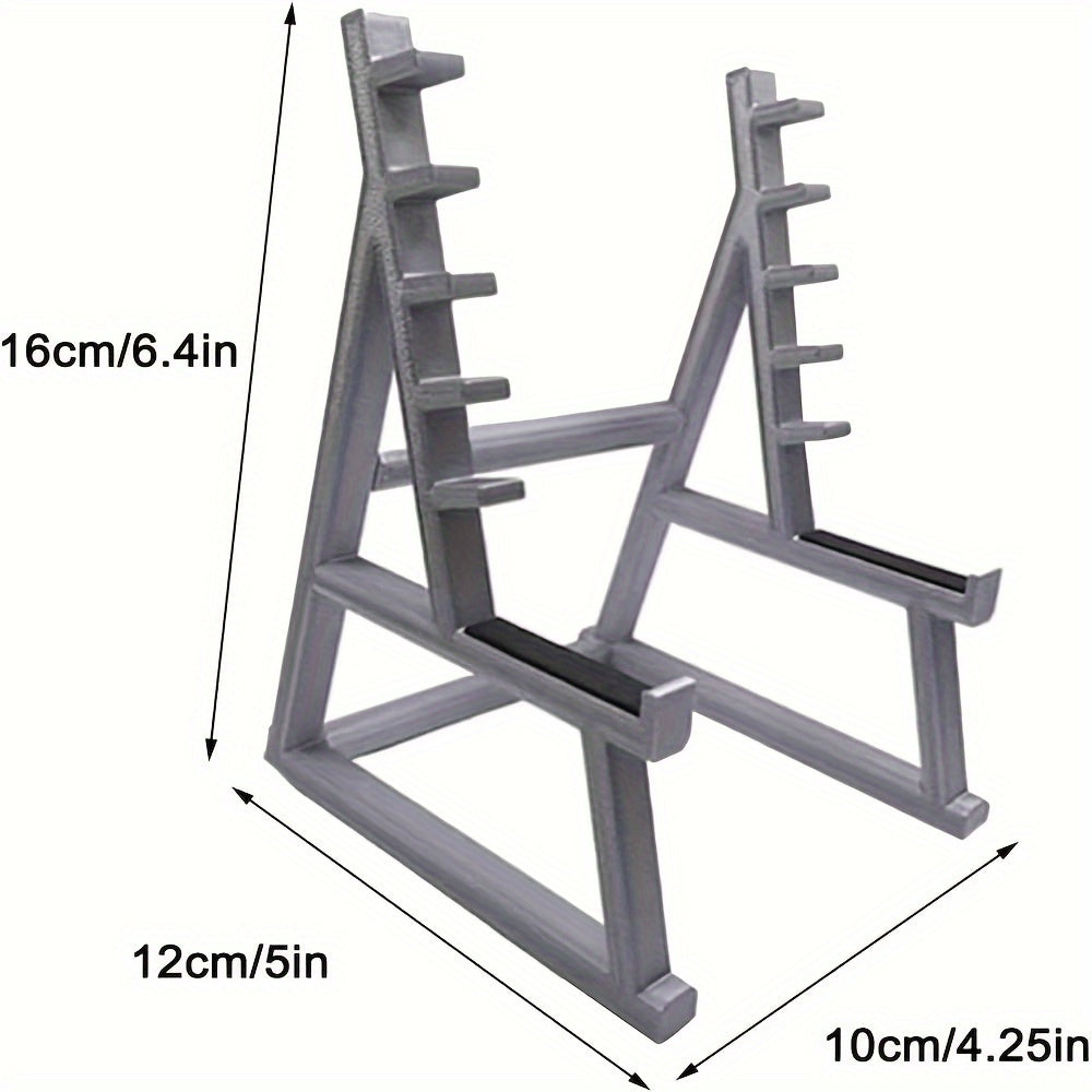 Funny Barbell Rack Pen Holder Gym Theme Desk Pen Organizer