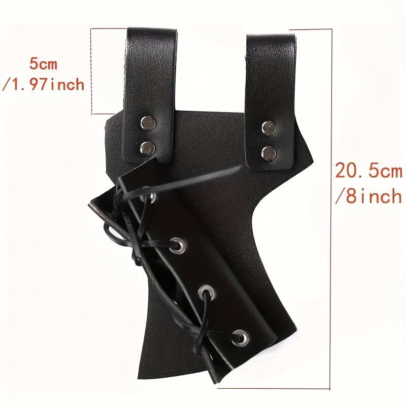 Renaissance Medieval Viking Costume Props PU Leather Belt & Sword Sheath