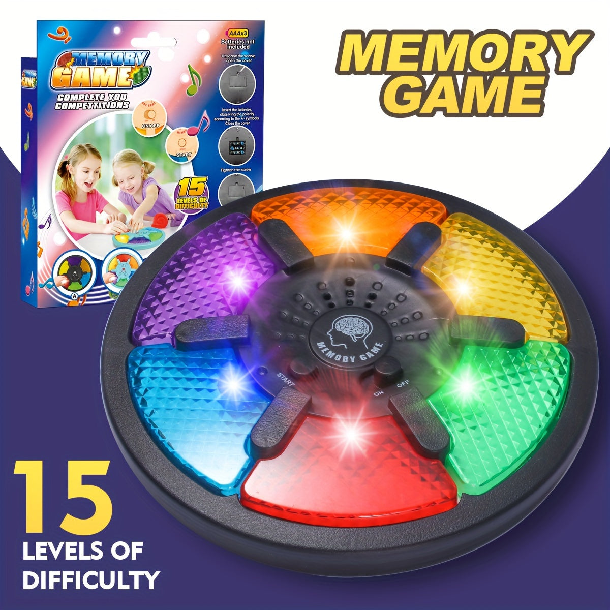 Memory Training Game Toys with Sound Effects
