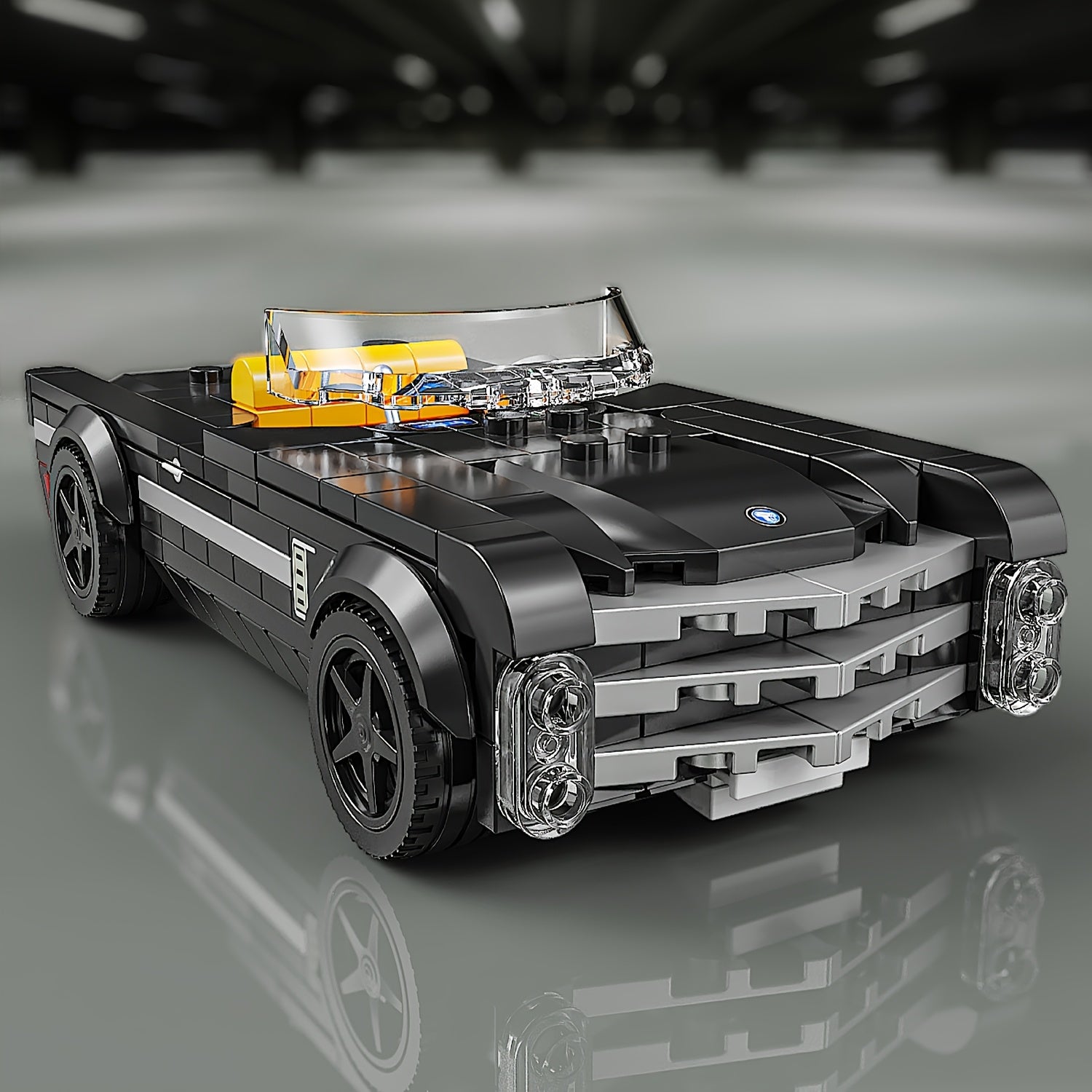 313pcs Sports Car Building Block Toy Kit with Display Box