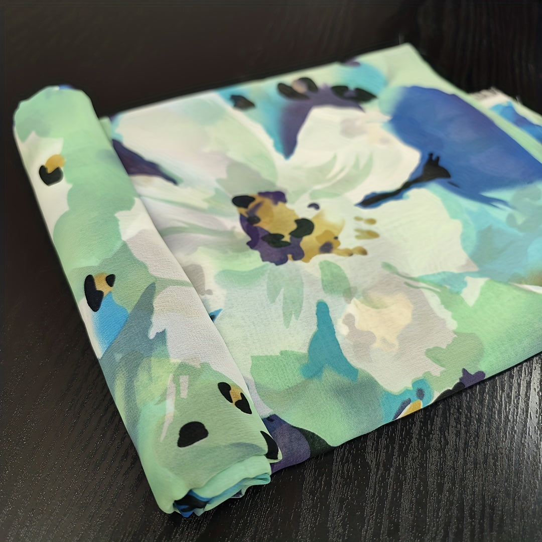 1yd Breathable Chiffon Fabric DIY Clothing Dress Pants Material