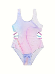 Girls Creative Pattern 1 pc Swimwear Summer Clothes