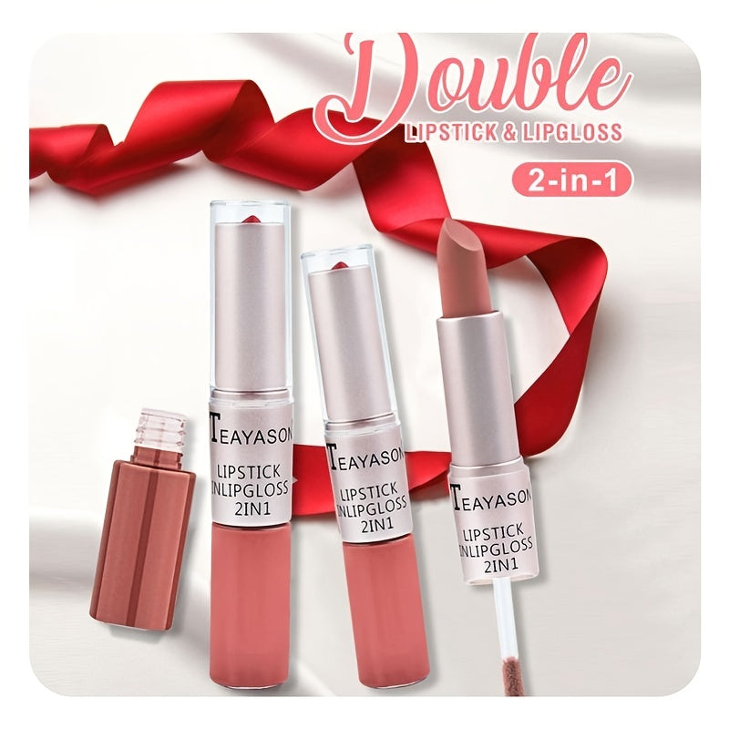 Long Lasting Nude Velvet Lipstick Matte Lip Gloss for Women