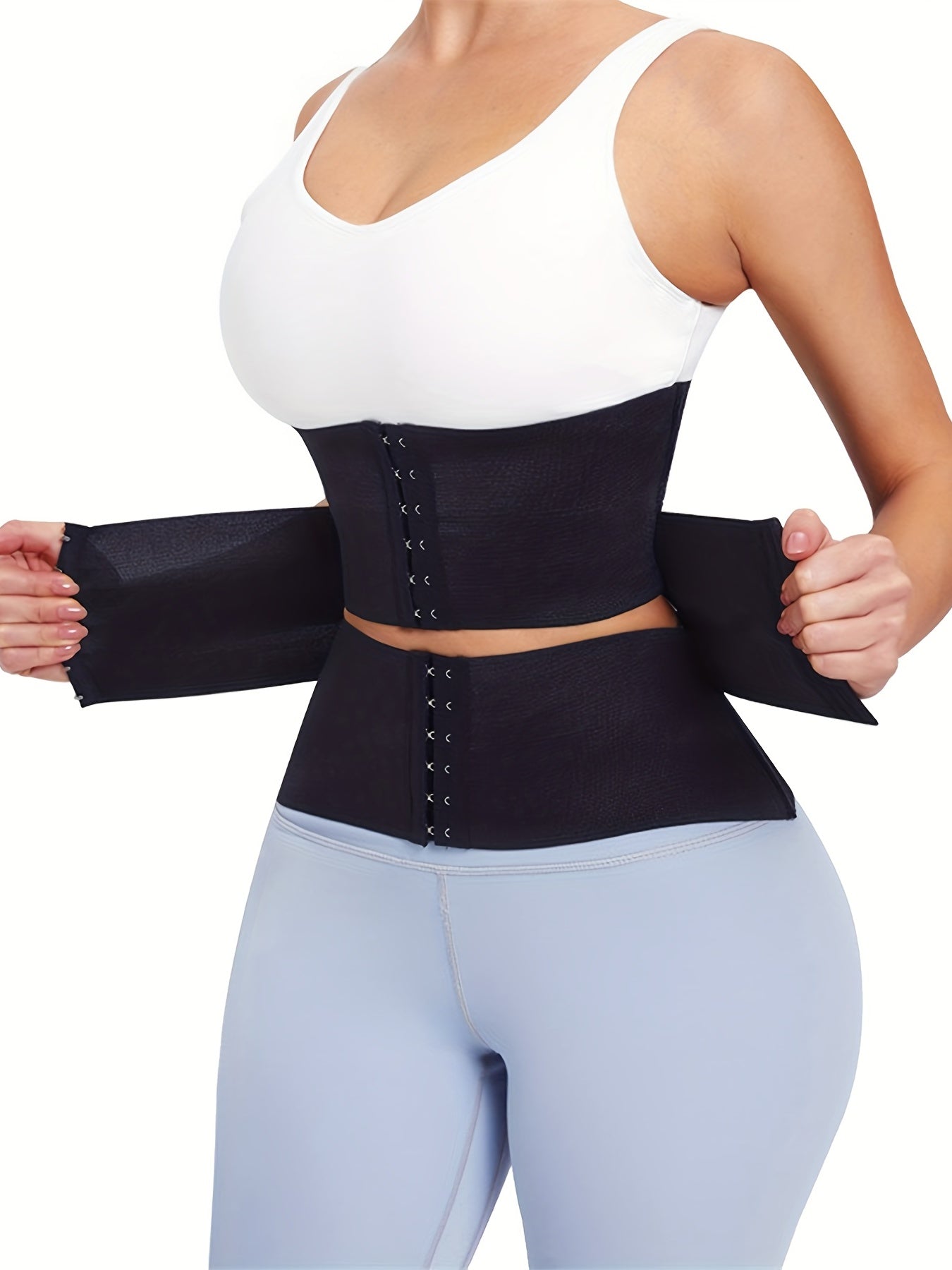Hook & Loop Tummy Wrap Waist Trainer Slim Girdle Belt