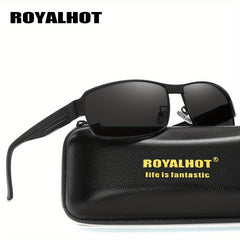 RoyalHot Metal Polarized Driving Sunglasses