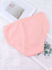 6pcs High Waist Print Briefs Stretchy Intimates Panties Women's Lingerie