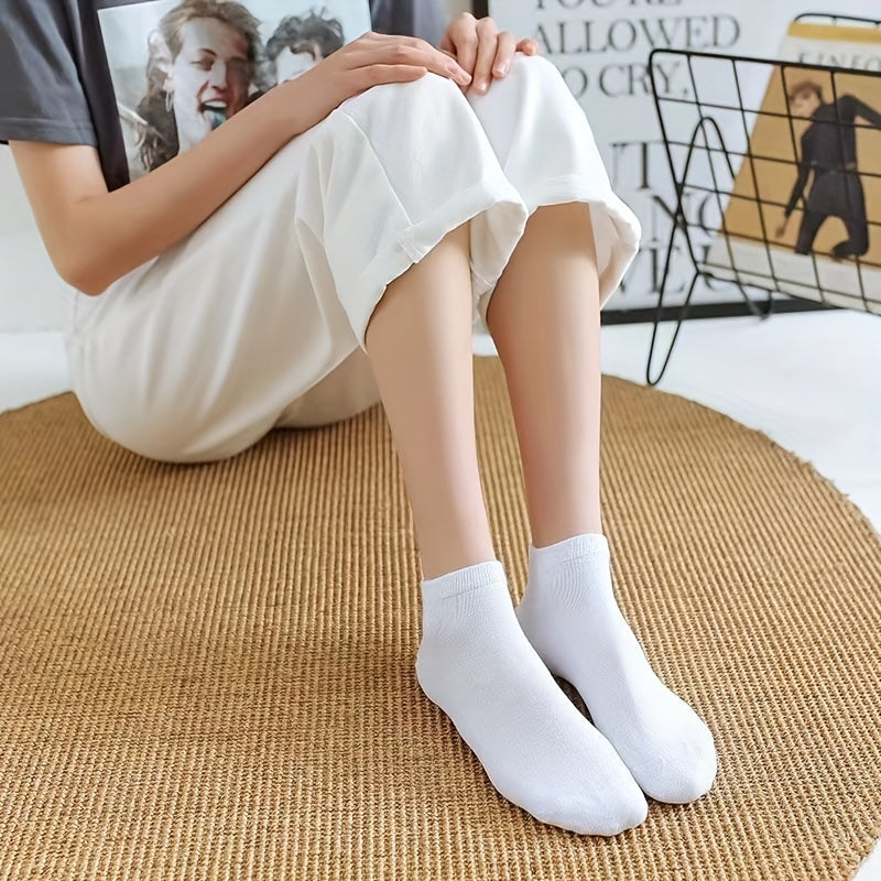 10 Pairs Low Cut Ankle Socks Soft & Lightweight Sports Women's Stockings