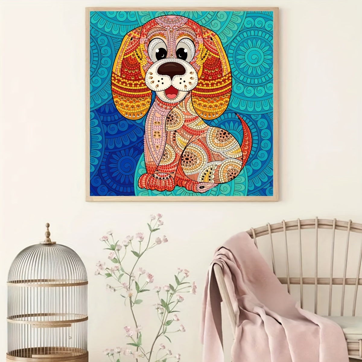 Dog Diamond Painting Kit for Beginners - DIY 5D Diamond Art