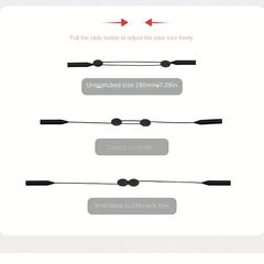 Stretchy Silicone Glasses Strap Non Slip Eyewear Retainer Lanyard