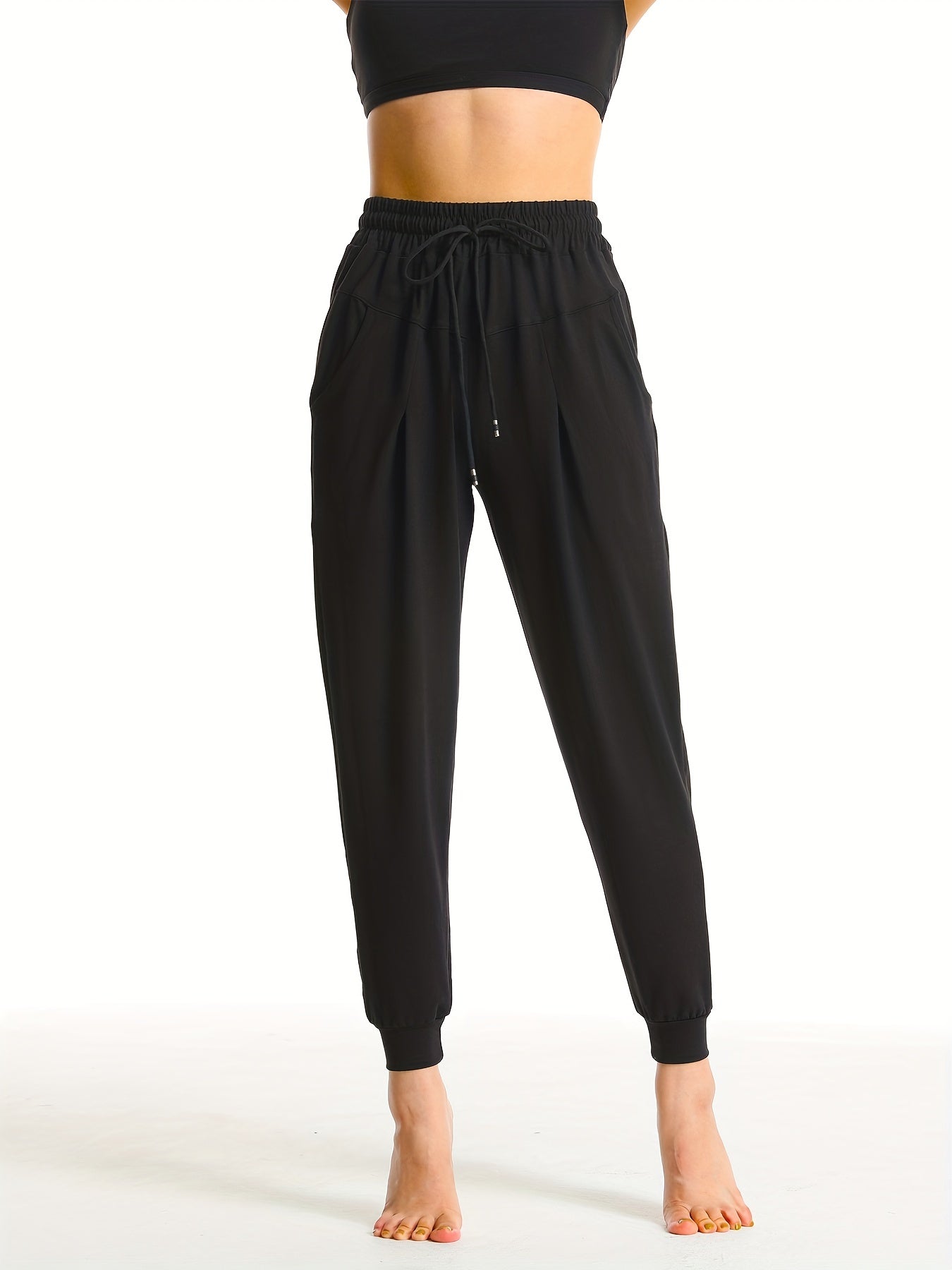 Women's Drawstring Sports Sweatpants for Active Lifestyle