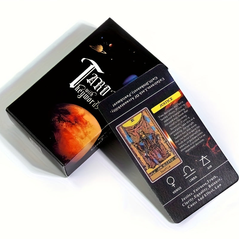 Beginner's Tarot Deck & Guidebook with Interactive Games