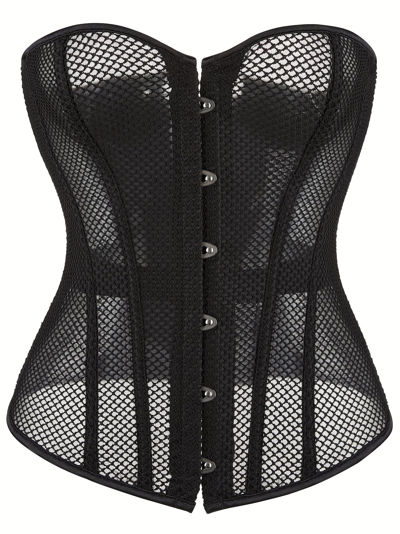 Tummy Control Strapless Corset Top Lace Up Shaping Underwear