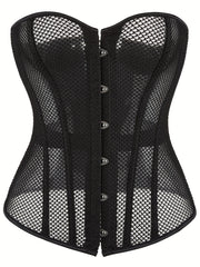 Tummy Control Strapless Corset Top Lace Up Shaping Underwear
