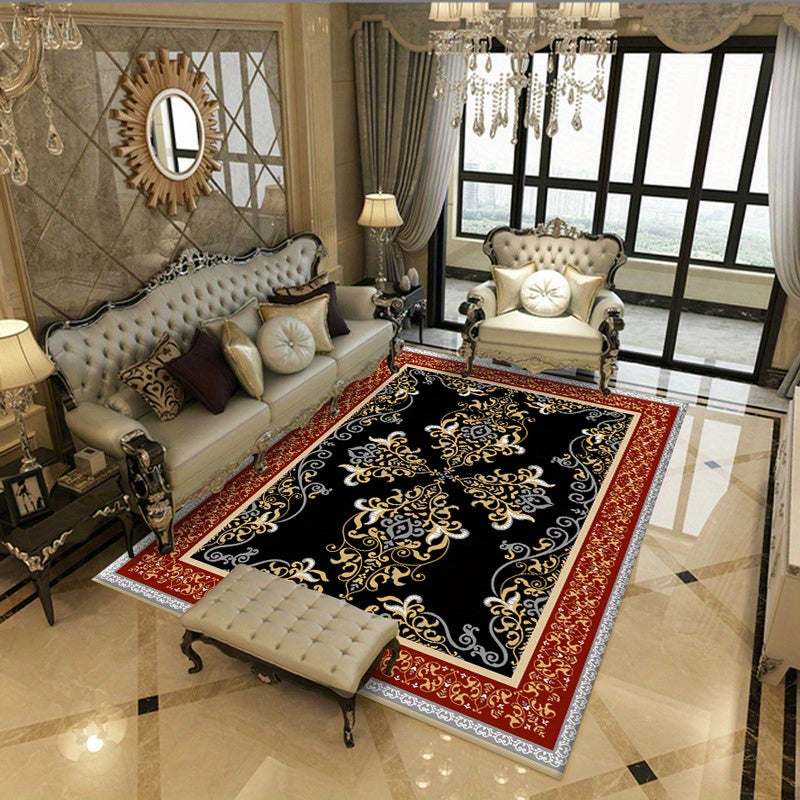 Modern Abstract Shaggy Rug Soft and Comfy for Living Room Bedroom