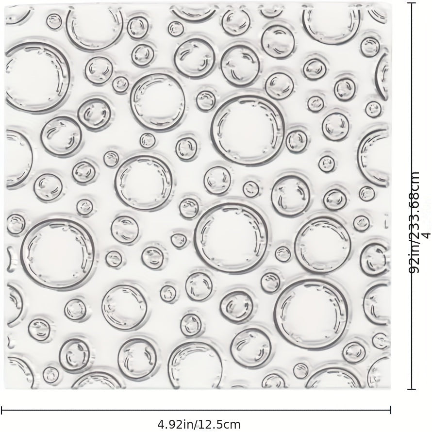 Circle Air Bubbles Rubber Stamps for Card Making and Journaling