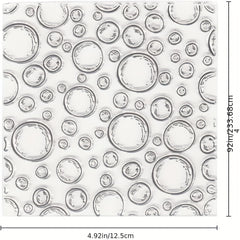 Circle Air Bubbles Rubber Stamps for Card Making and Journaling