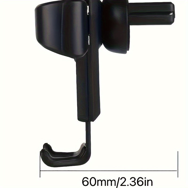 Car Leather Patterned Phone Holder Auto Navigation Air Outlet Multifunctional
