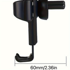 Car Leather Patterned Phone Holder Auto Navigation Air Outlet Multifunctional