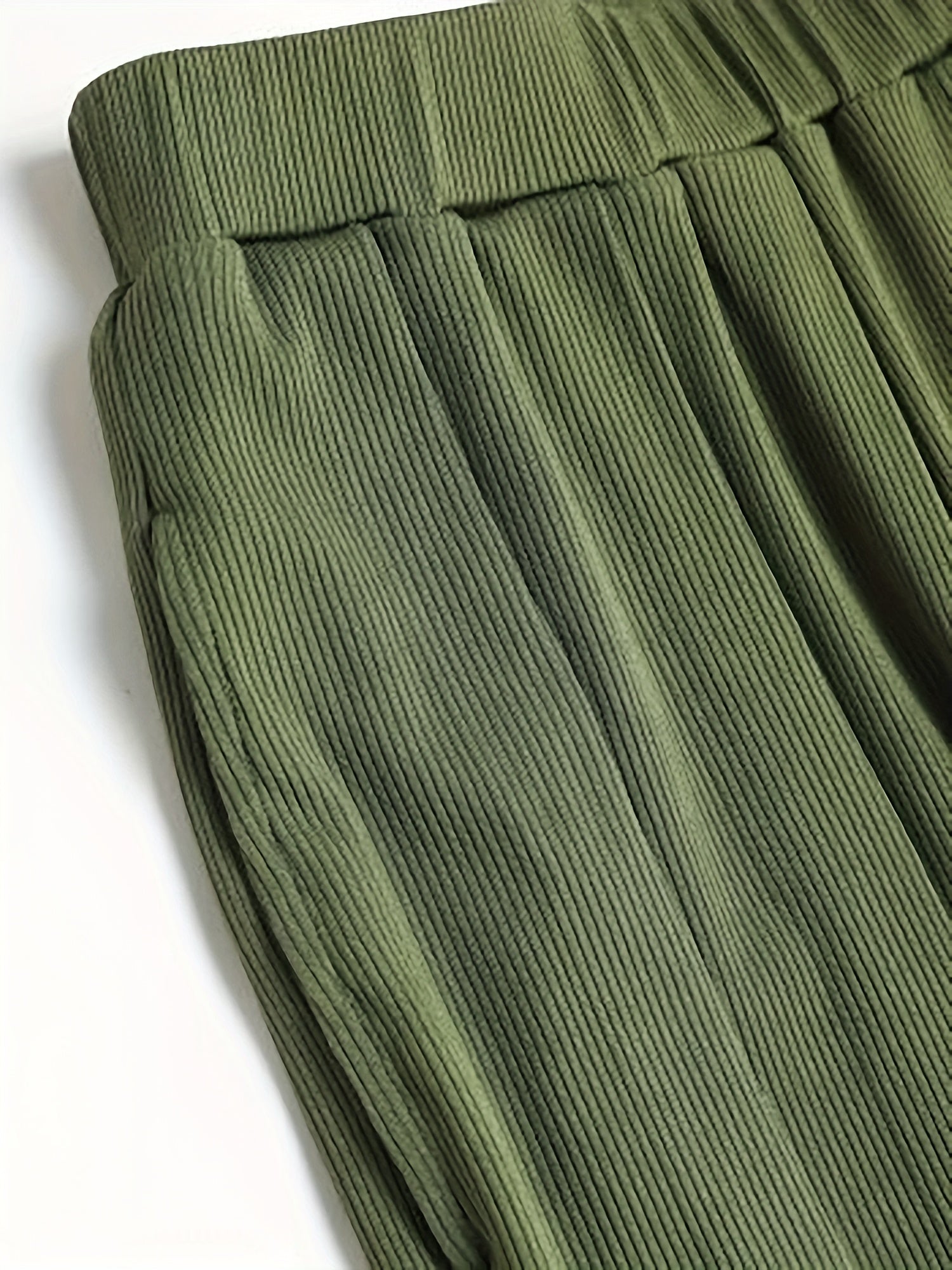 Solid Two Piece Set Sleeveless V Neck Tank Top & Wide Leg Pants