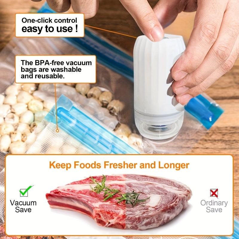 Mini Handheld Vacuum Machine for Food Storage Preservation