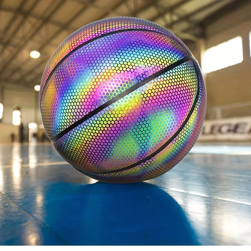 Reflective Basketball for Outdoor Training with Accessories