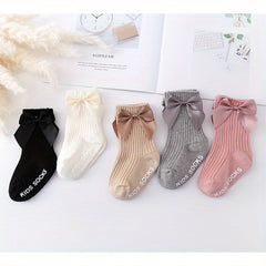 5pairs Baby Girls Kids Candy Floor Socks Non slip Breathable Comfy Socks