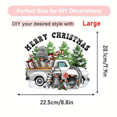 Xmas Dwarf Tree Heat Transfer Stickers