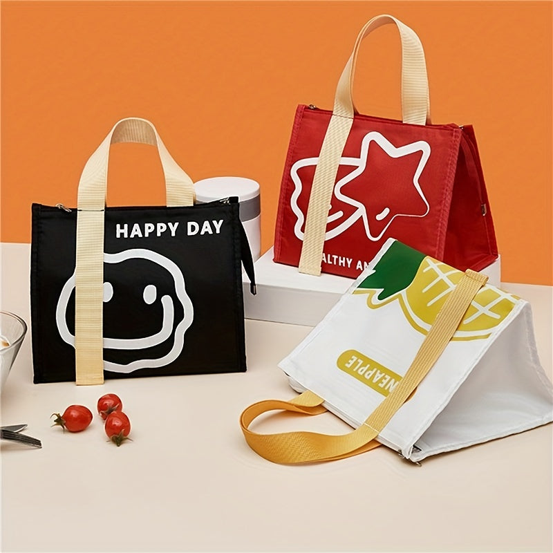 Portable Insulated Bag Waterproof Aluminum Foil Lunch Box For Picnic