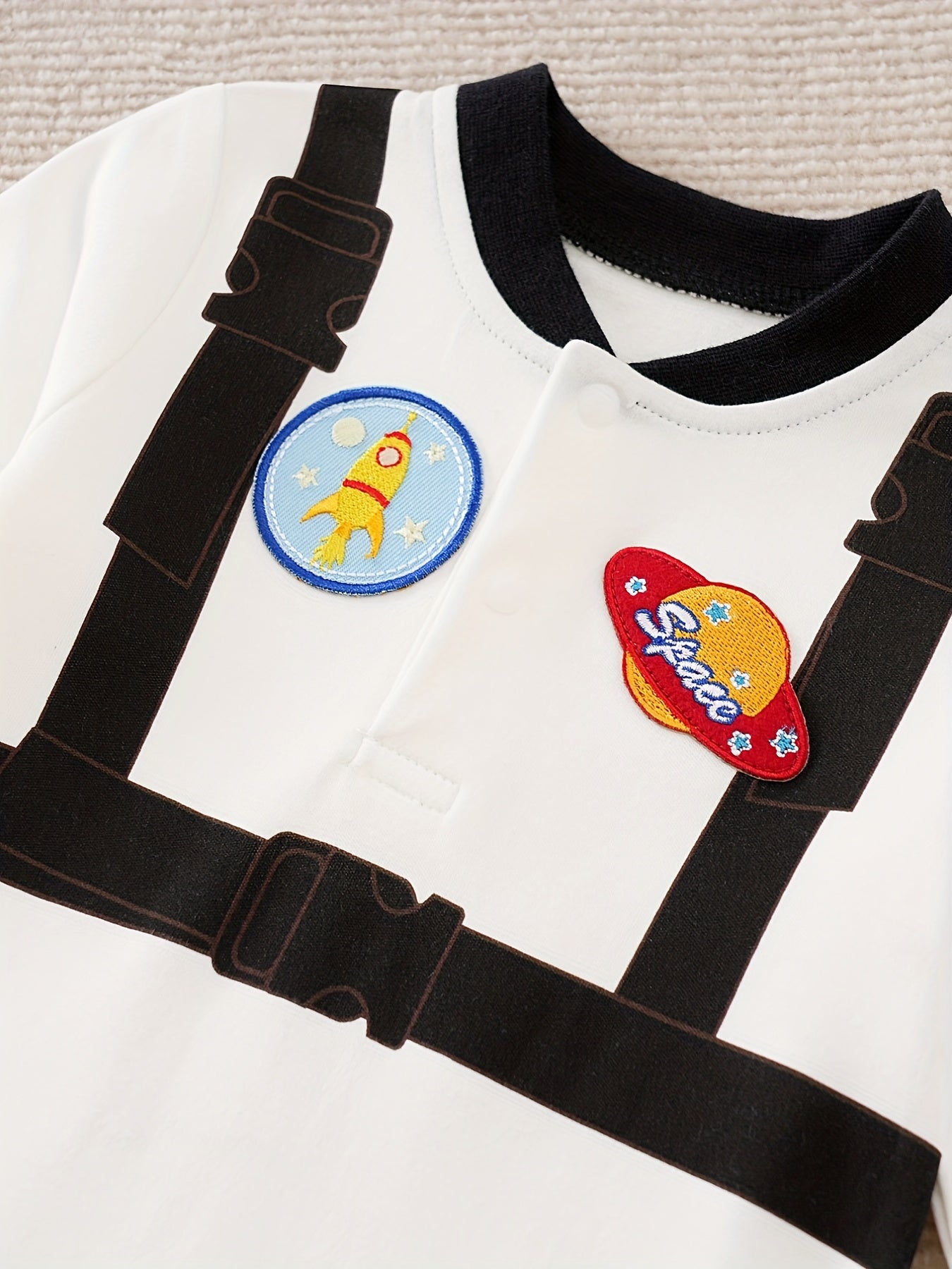 Astronaut Costume Long Sleeve Baby Bodysuit
