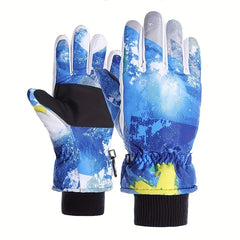 Kids' Winter Skiing Gloves - Warm & Windproof for Outdoor Sports