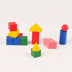 Geometry Building Blocks Toy Set for Mathematics Teaching