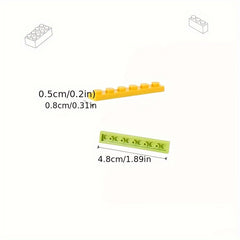30pcs 30mm Building Blocks Thin Tile 1x6 Short Brick DIY
