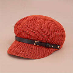 Candy Beret Casual Knit Beret Cap Lightweight Painter Hat For Women