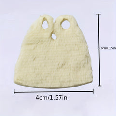 9pcs Mini Building Block Cloak Officer Set Plush Winter Coats