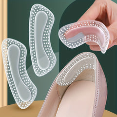 2pcs Silicone Anti-wear Foot Heel Sticker For High Heels