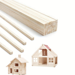 10pcs Wooden Dowel Sticks for DIY Crafts