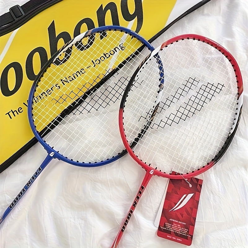 JOOBONG Badminton Racket Aluminum Carbon Racket With Bag For Youth Training