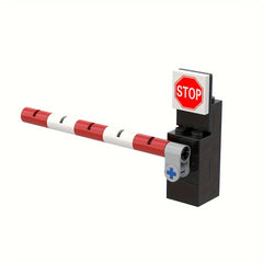 3pcs Train Track Traffic Light Road Signs Building Blocks Railway Crossing Signs