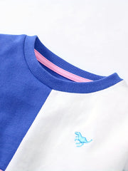 Boy's Cotton Sweatshirt & Shorts Set for Summer Spring