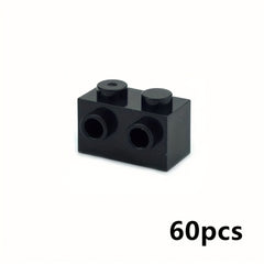 Thick DIY Brick 1x2 Side Protruding Building Blocks 60pcs