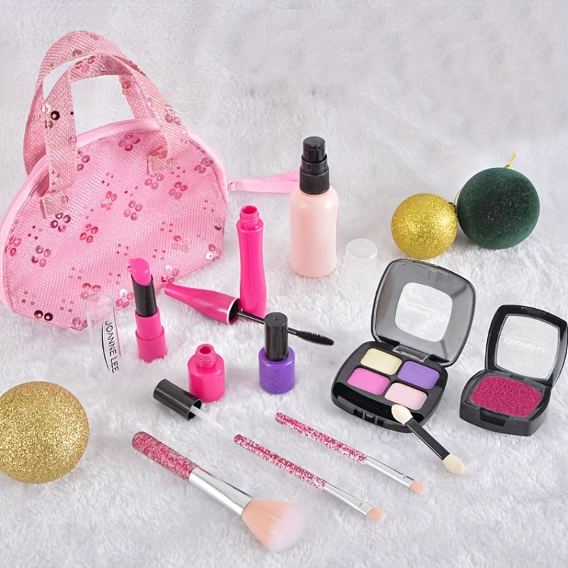 Kids Makeup Toy Set - Lipstick, Eye Shadow & More