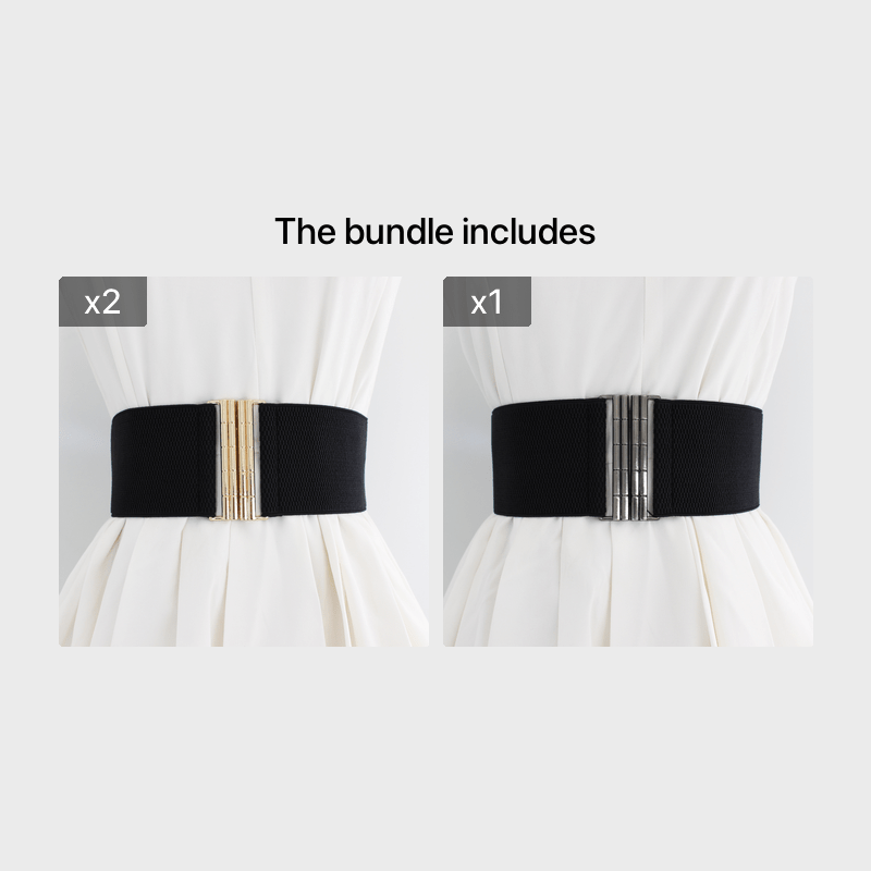 Elastic Belt Women's Belt Wide Waist Covering Decor