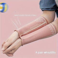 1pair Arm Guard Volleyball Elbow Guard Protective Gear Summer Extended Arm Guard